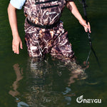 Breathable Waders for Unisex （Max Camo Pattern)