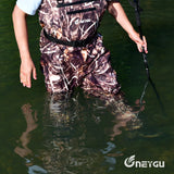 Breathable Waders for Unisex （Max Camo Pattern)