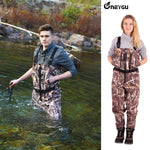 NeyGu Elite Style Breathable Waders (Max Camo Pattern)