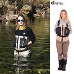 NeyGu Elite Style Breathable Waders (Solid Tan Color)