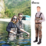 NeyGu Insulated Neoprene Waders ( Moss Rock Camo Pattern)