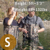 NeyGu Elite Style Breathable Waders (Grass Camo Pattern)