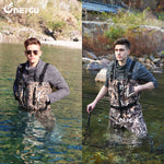 NeyGu Elite Style Breathable Waders (Grass Camo Pattern)