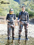 NeyGu Insulated Neoprene Waders ( Moss Rock Camo Pattern)