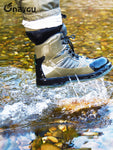 NeyGu Felt Sole Wading Boots （Solid Grey Color）