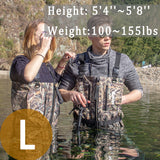 NeyGu Elite Style Breathable Waders (Grass Camo Pattern)