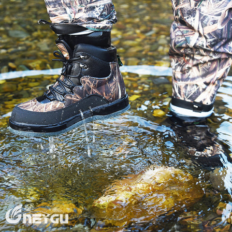 NeyGu Felt Sole Wading Boots （Camo Pattern）
