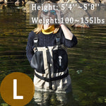 NeyGu Elite Style Breathable Waders (Solid Tan Color)