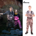 Breathable Waders for Unisex （Max Camo Pattern)