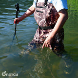 Breathable Waders for Unisex （Max Camo Pattern)