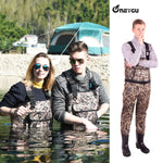 NeyGu Insultated Neoprene Waders （Grass Camo Pattern）