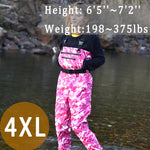 Breathable Waders for Unisex （Pink Camo Pattern)