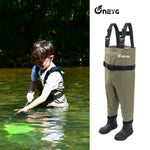 Kids Breathable Waders ( Solid Grey Color) Spring /Summer Style