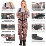 NeyGu Elite Style Breathable Waders (Max Camo Pattern)