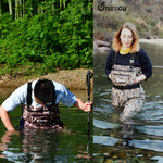 Breathable Waders for Unisex （Max Camo Pattern)