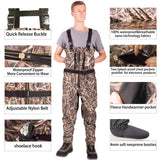 NeyGu Elite Style Breathable Waders (Grass Camo Pattern)