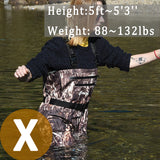 Breathable Waders for Unisex （Max Camo Pattern)