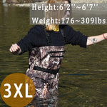 Breathable Waders for Unisex （Max Camo Pattern)