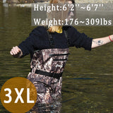 Breathable Waders for Unisex （Max Camo Pattern)