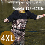 Breathable Waders for Unisex （Max Camo Pattern)