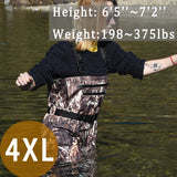 Breathable Waders for Unisex （Max Camo Pattern)